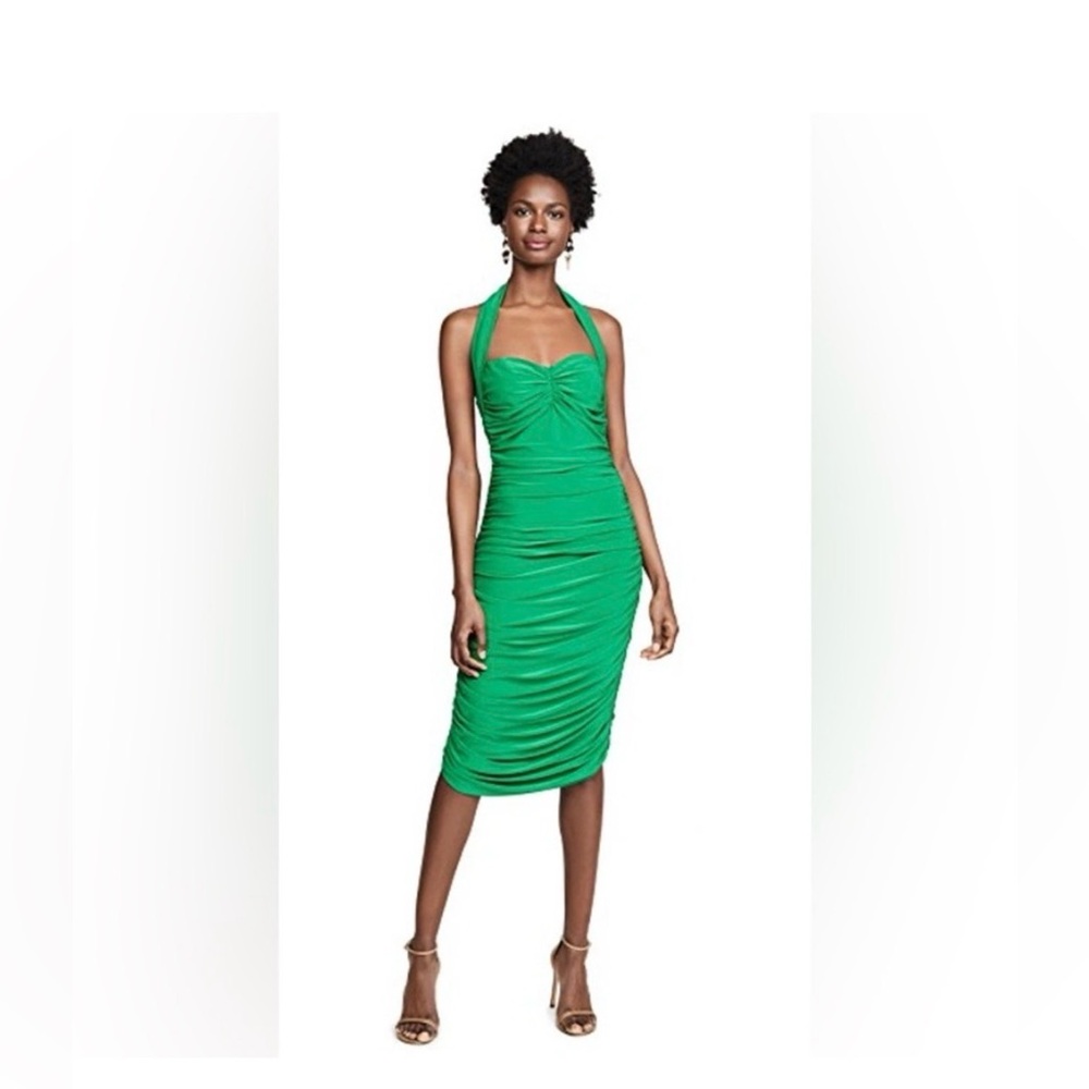 Green Halter Dress